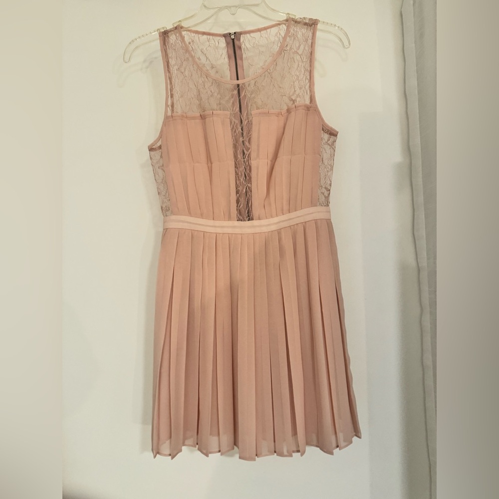 BCBGeneration Rose Smoke Lace Dress